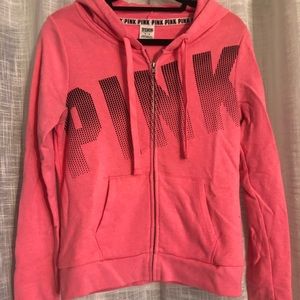 PINK Zip Up Hoodie